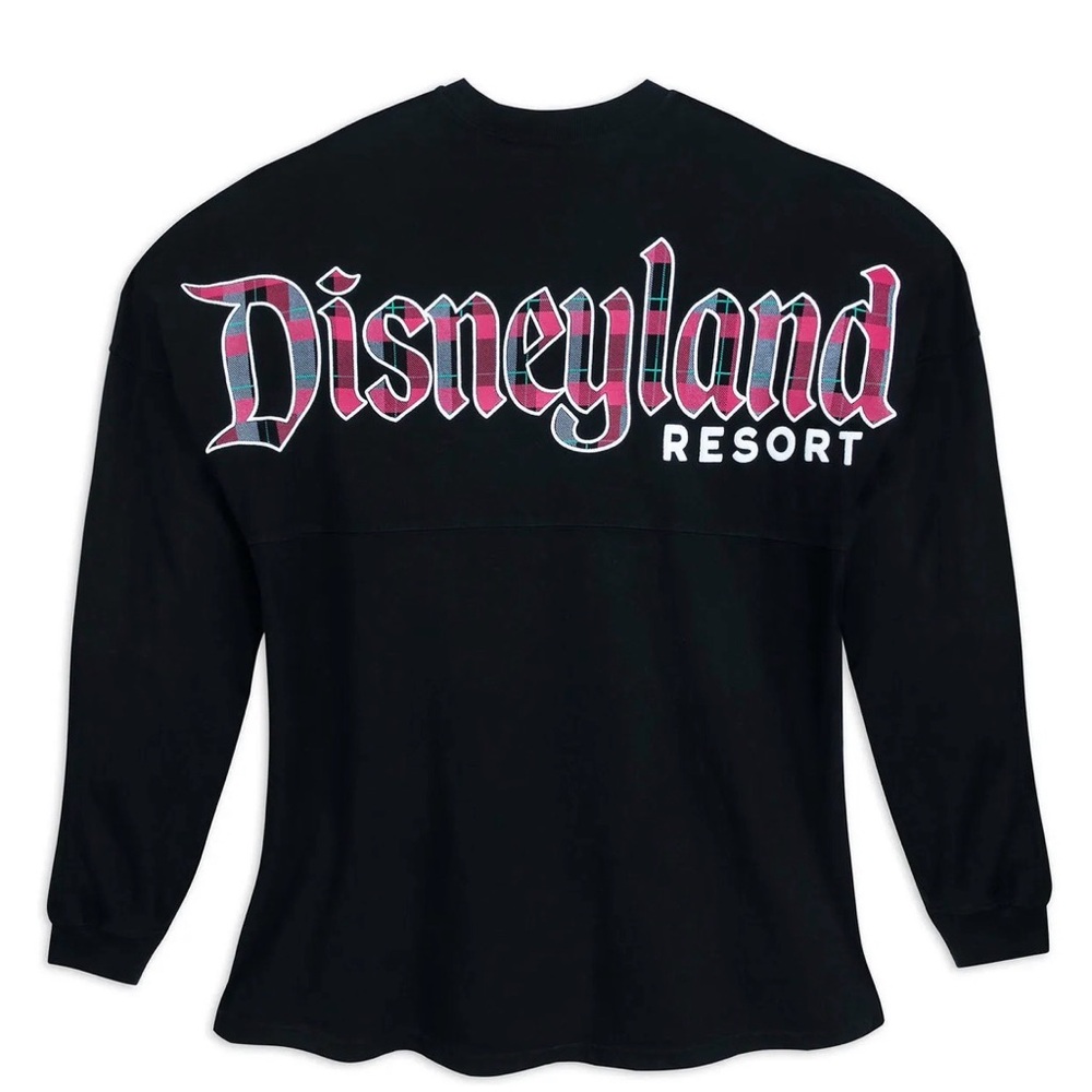 Disneyland Spirit Jersey Christmas Mickey Mouse Santa Plaid
